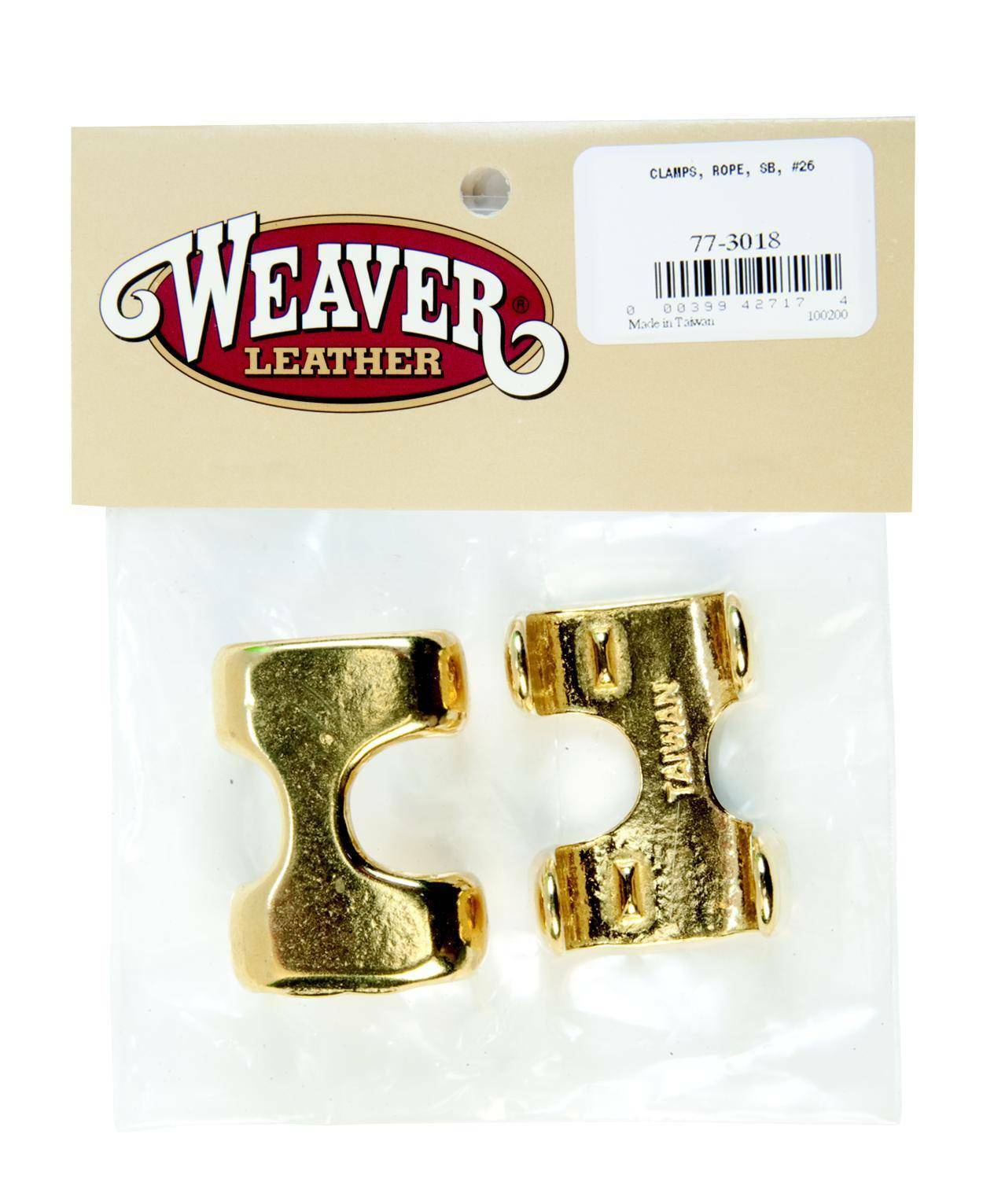 Weaver Leather Bagged 26 Rope Clamps 2 Pack