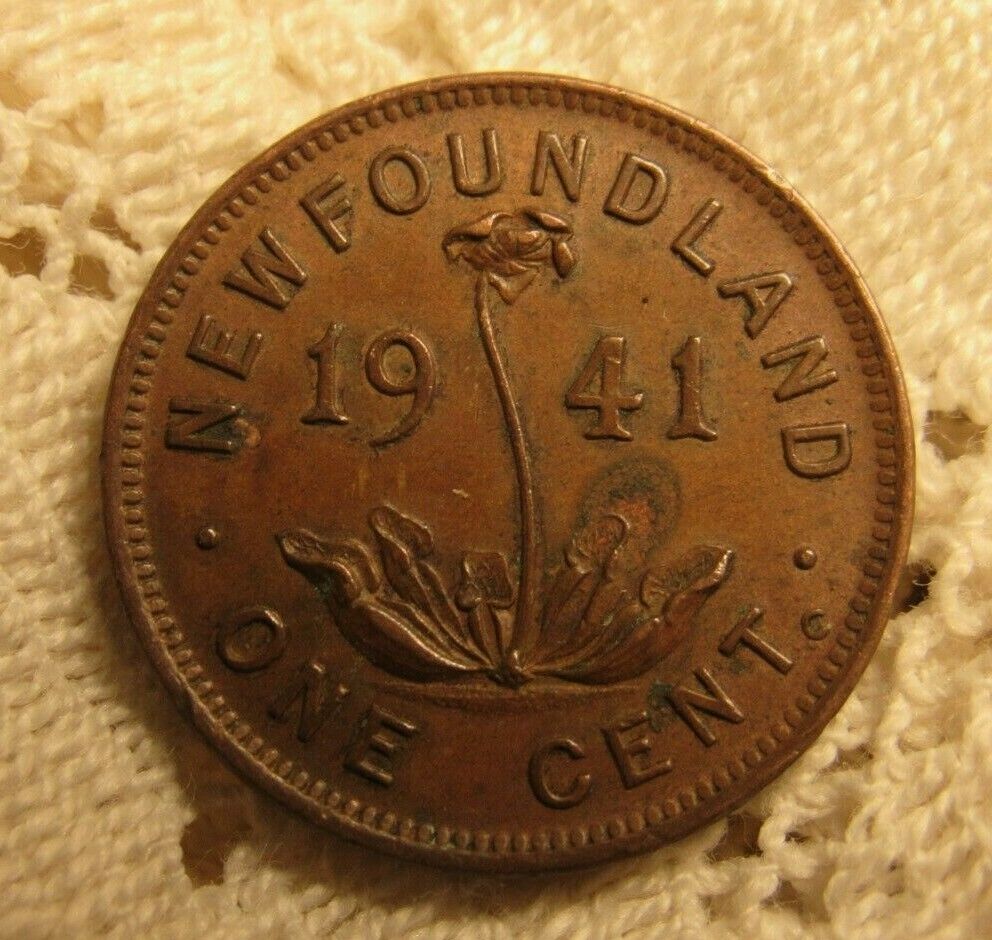 1941- C Newfoundland  One Cent  -nice High Grade Circ Collector Coin