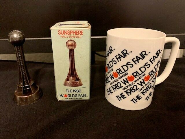 1982 World's Fair Knoxville Tennessee Coffee Mug Cup And sunsphere Tower