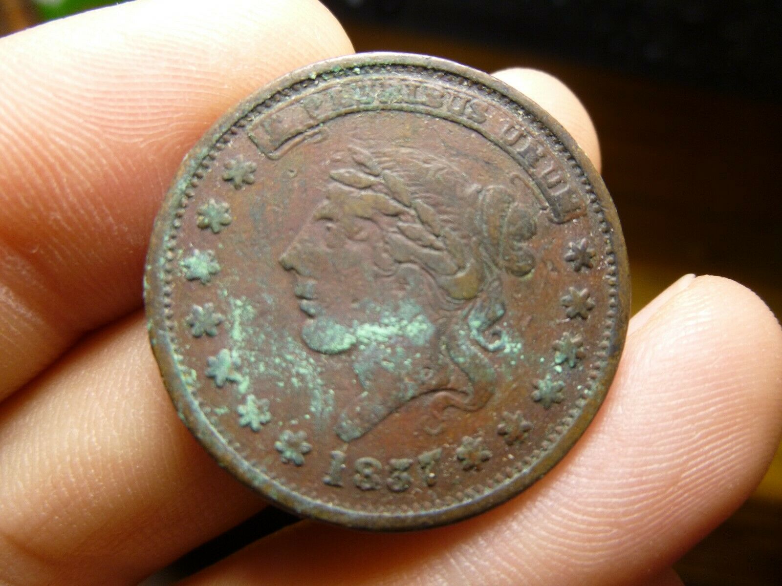 1837 Hard Times Token Liberty/millions For Defence Not 1 Cent For Tribute