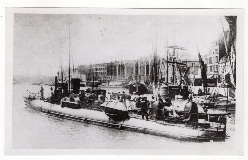 1900s Torpedo Boat 158 Or 154 Vintage Real-photo