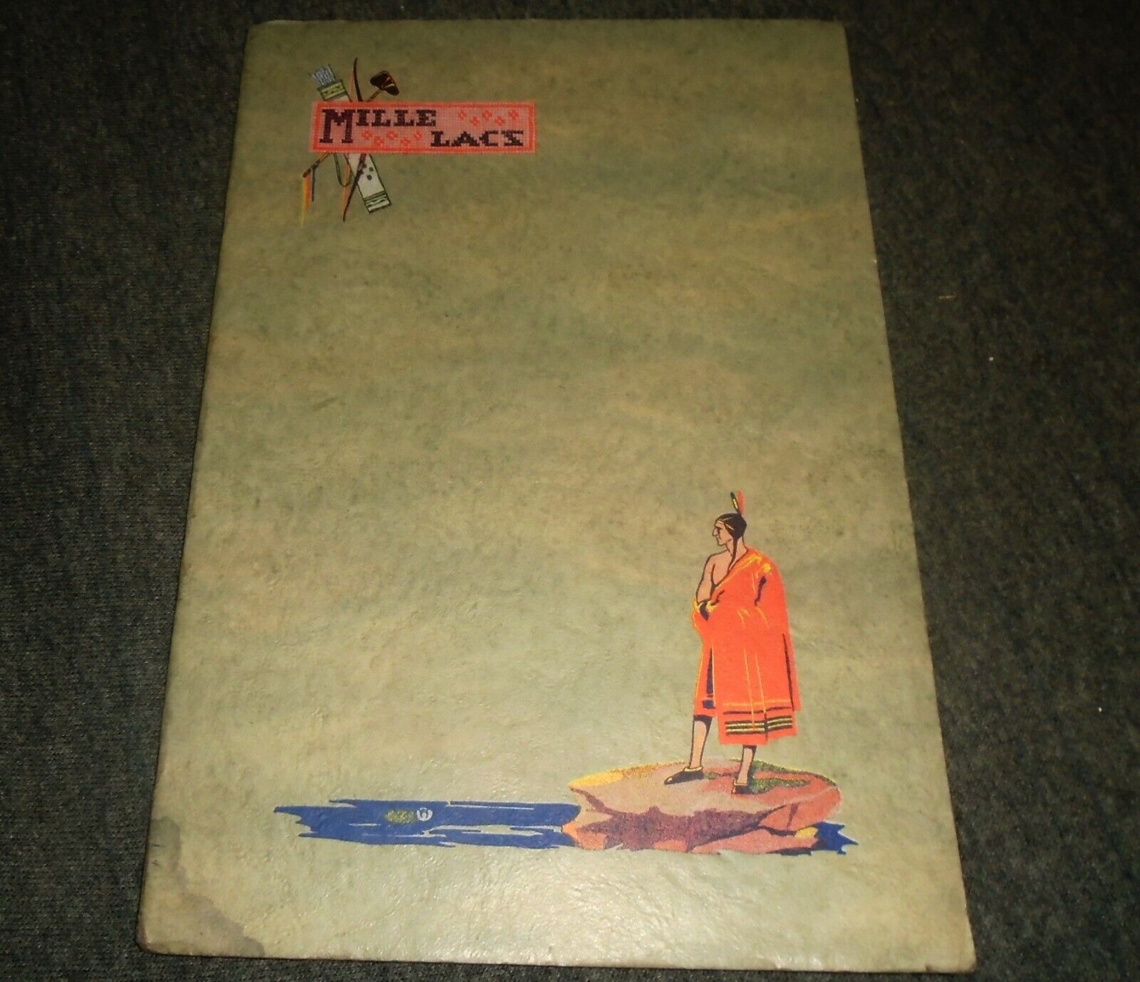 Stunning Rare Mille Lacs Lake, Minnesota Native American Indian History Booklet