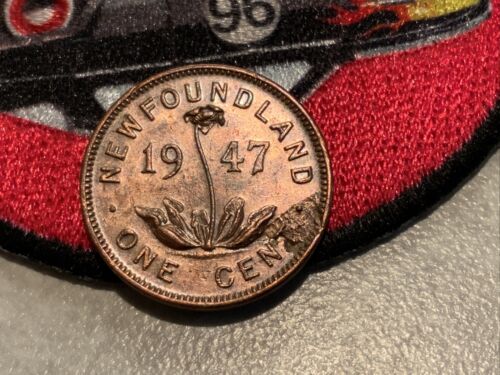 1947 C Newfoundland One Cent + Major Mint Error