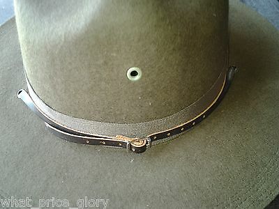 Infantry Or Usmc Dismounted Leather Chinstrap For M1911 Campaign Hat