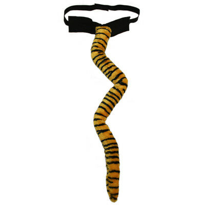 Deluxe Long Plush Tiger Tail ~ Fun Halloween Tiger Costume Party Mascot Dress Up