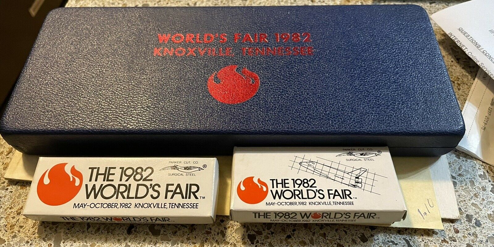 3. 1982 World’s Fair Knives. Knoxville, Tennessee