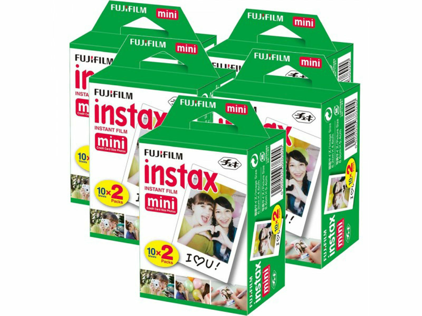 20-40-60-80 & 100 Prints Fujifilm Instax Instant Film For Fuji Mini 8 & 9 Camera