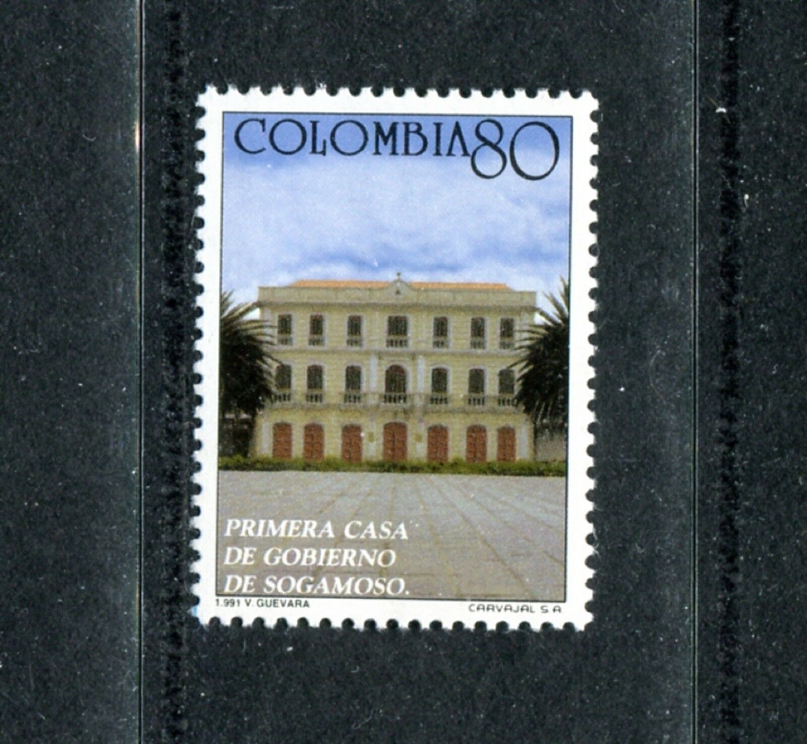 Colombia 1043, Mnh, Sogamoso City Architecture 1991. X23391