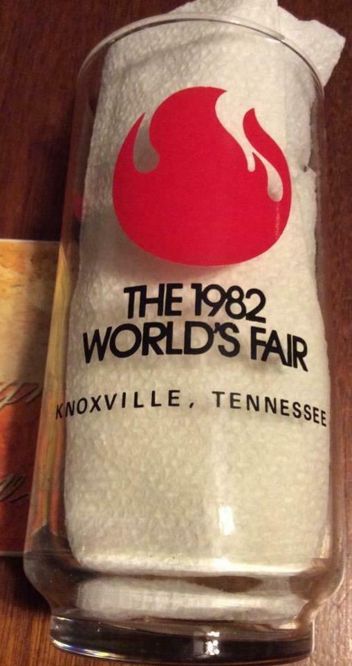 1982 Knoxville, Tennessee World's Fair Drinking Glass L@@k!
