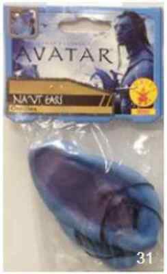 Na'vi Ears Avatar Blue Alien Pointed Fancy Dress Halloween Costume Accessory