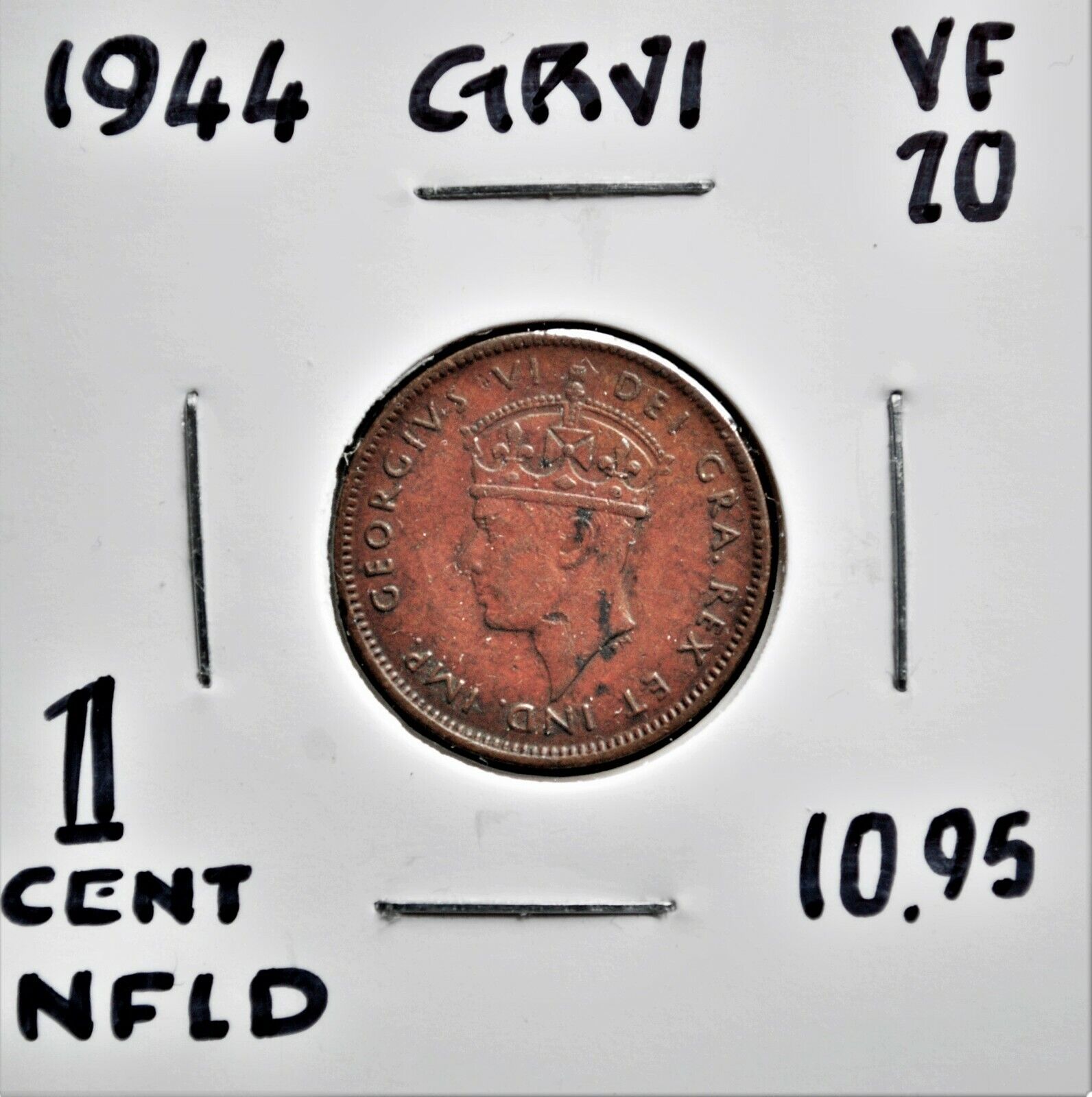 1944 Newfoundland One Cent