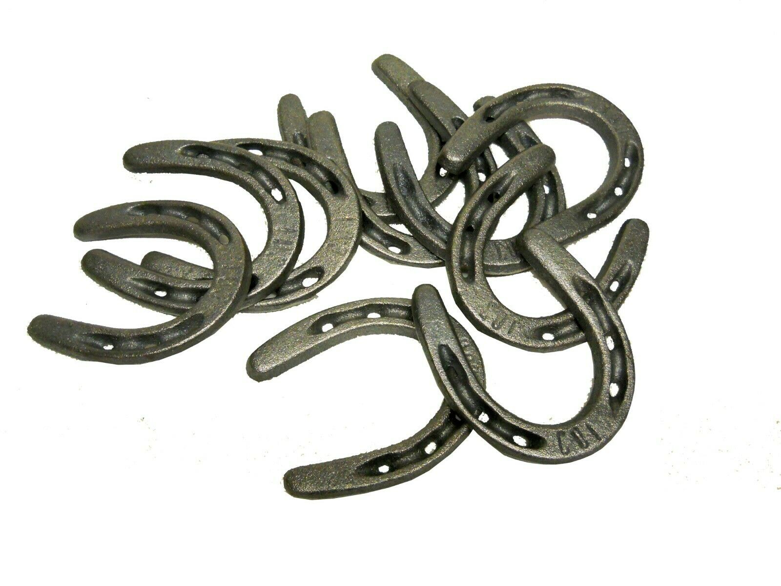20 Pc Cast Iron Horseshoes For Decorating And Crafts Weddings 3 1/2 X 3 Favors