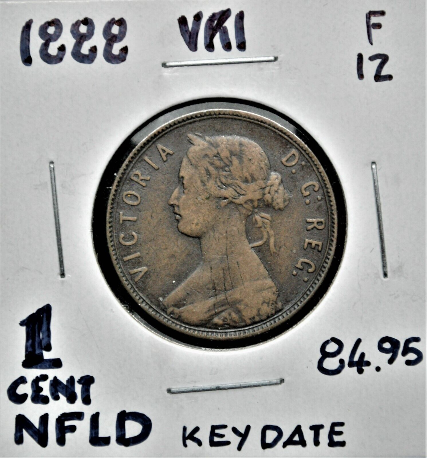 1888 Newfoundland One Cent